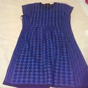 Plus size 22/24 blue and black lane bryant dress